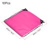 PATIKIL 42x34cm Nylon Drawstring Bag, 10 Pack Storage Bulk Cinch Backpack Sack for Gym Sports Outdoor Traveling, Rose Red view 2