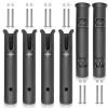 6 Tube Fishing Rod Holder Bracket Black Fishing Pole Holder with Screws for Garage Boat Cooler Trailer view 1