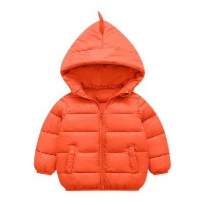 Winter Coats for Toddler Baby Boys Girls Padded Light Warm Jacket Outerwear Infant Winter Down (Orange, 4-5 Years)