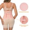Trendyline Postpartum Essentials: Postpartum Belly Band - C Section Postpartum Belly Wrap - Recovery Belly Support Abdominal Binder Post Surgery Girdle Pink view 2