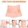 Trendyline Postpartum Essentials: Postpartum Belly Band - C Section Postpartum Belly Wrap - Recovery Belly Support Abdominal Binder Post Surgery Girdle Pink view 4