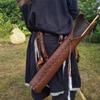 ZXKYZR8 Medieval Vintage Archery Quiver, Leather Waist Belt Arrow Holder Bow Shooting Hunting Steampunk Quiver Cosplay Costume Accessories, Gifts for Archery Lovers view 3