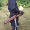 ZXKYZR8 Medieval Vintage Archery Quiver, Leather Waist Belt Arrow Holder Bow Shooting Hunting Steampunk Quiver Cosplay Costume Accessories, Gifts for Archery Lovers view 4