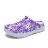 MDPCX Women's Garden Clogs Breathable Shoes Bathing Shoes Beach Shoes Water Shoes Footwear Slippers Walking Shoes Home Travel Shoes Purple view 1