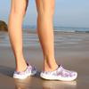 MDPCX Women's Garden Clogs Breathable Shoes Bathing Shoes Beach Shoes Water Shoes Footwear Slippers Walking Shoes Home Travel Shoes Purple view 2