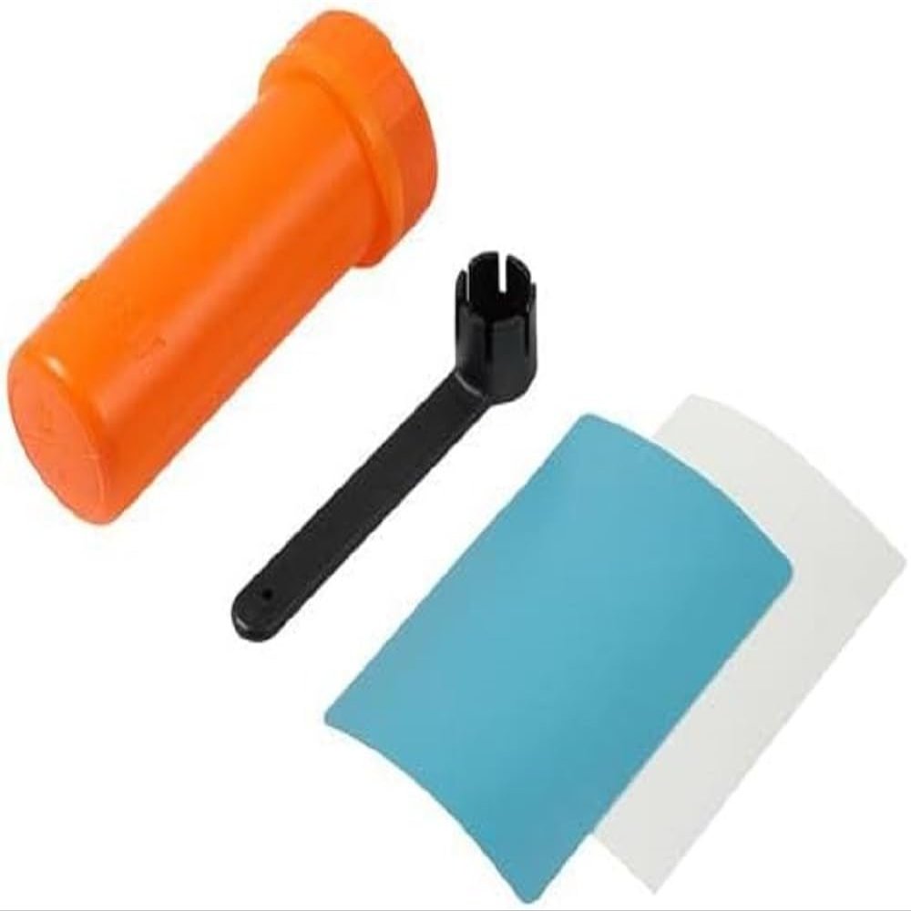 Jovial SereneLife Patch Repair Kit SUP Stand-Up Paddleboard Repair Accessory, Compatible with SLSUPB872, Includes Vinyl Glue, Valve Wrench, and (2) PVC Patches, Essential Replacement Part