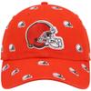 47 Women's Orange Cleveland Browns Confetti Clean Up Logo Adjustable Hat view 2