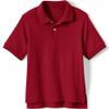 Lands' End Uniform Kids Short Sleeve Interlock Polo Red Kids X-Small view 1