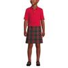 Lands' End Uniform Kids Short Sleeve Interlock Polo Red Kids X-Small view 2