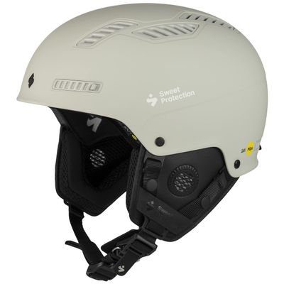 Sweet Protection Igniter 2Vi MIPS Ski Helmet - Lightweight, Highly Ventilated Hard Shell Adjustable Snowboarding Helmet, Matte Bronco White, Large/X-Large
