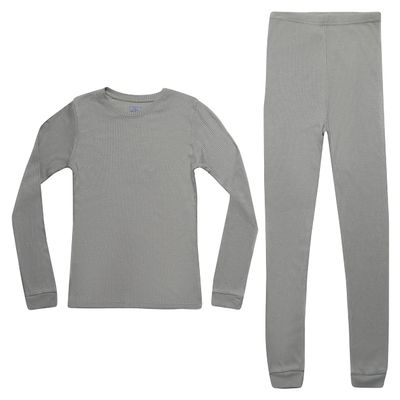 PRINCE OF SLEEP Solid Pajamas Sets for Boys 34552-GRY-10-12