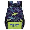 Fovanxixi Custom Hand Drawn Shark Backpack for Kids Boys Girls, Children Personalized Backpack with Name Text Customized Daypack Schoolbag for Student Bookbag view 1