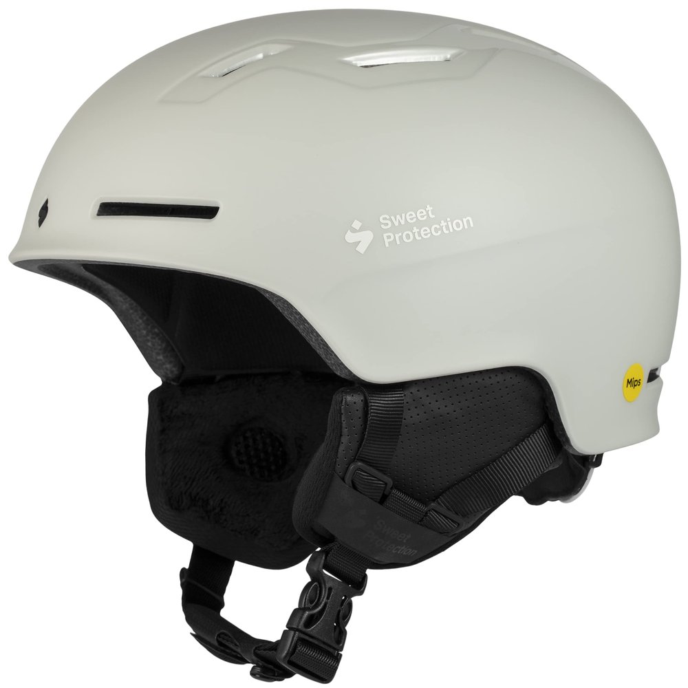 Sweet Protection Winder MIPS Ski Helmet - Lightweight, Highly Ventilated Audio Ready Snowboarding Helmet, Matte Bronco White, Large/X-Large