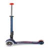 Micro Kickboard - Maxi Deluxe Foldable LED - Three Wheeled, Lean-to-Steer, Fold-to-Carry Swiss-Designed Micro Scooter for Kids with Motion-Activated Light-Up Wheels for Ages 5-12 (Blue) view 3
