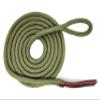 Knotty Girlz Double Braid Lead Rope with Eye Splice Loop, 12-14FT Lengths (Olive Green, 14 ft.) view 1