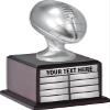Crown Awards 16" Jumbo Championship Silver Football Perpetual Award Prime view 1