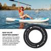 PVC Gas Valve Adapter Gasket, 4.3 inch Outer Diameter, Anti-Skid Paddle Board Pump Adapter for Inflatable Surfboard, Rubber Boat, Kayak view 3