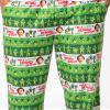 INTIMO Elf The Movie Mens' Film Cotton-Headed Ninny-Muggins Sleep Pajama Set (Small) Multicolored view 2