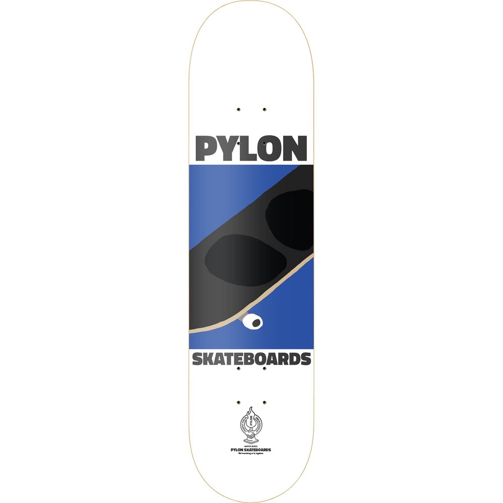 Pylon Butt Sweat Skateboard Deck -8.25 - (Bundled with Free 1'' Hardware Set)