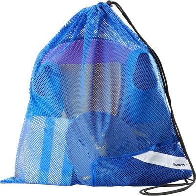 Sporti Mesh Bag with Zipper Pocket - Blue