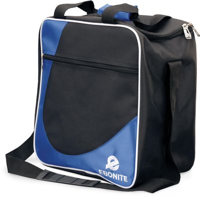 Ebonite Basic Single Tote Bowling Bag (Blue)