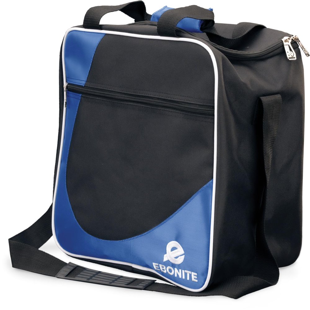 Ebonite Basic Single Tote Bowling Bag (Blue)