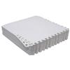 HTTMT- 12X(48 Sqft) White Gym Floor Mat 24x24 EVA Foam Interlocking Exercise Fitness Puzzle Floor Gym Yoga Mat Workout Pad [P/N: MTET-HOME012-12PC] view 1