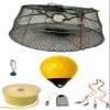 KUFA Sports Tower Style Prawn Trap with 400' Rope, Yellow Float, Bait Bag & Harness Combo (CT77+PBP38Y+HA2) view 1