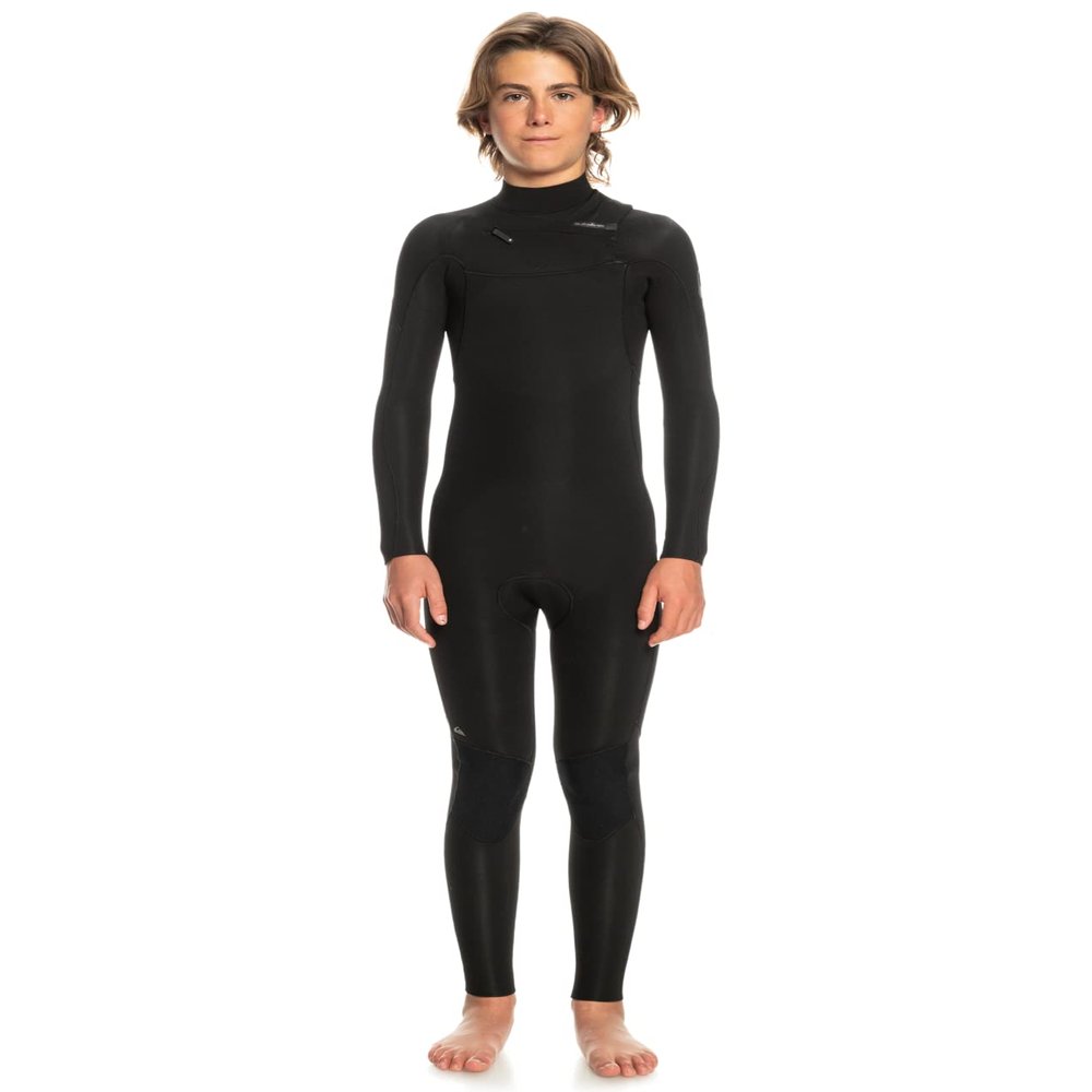 Quiksilver Boys Everyday Sessions 3/2 Chest Zip Wetsuit - Black | 16
