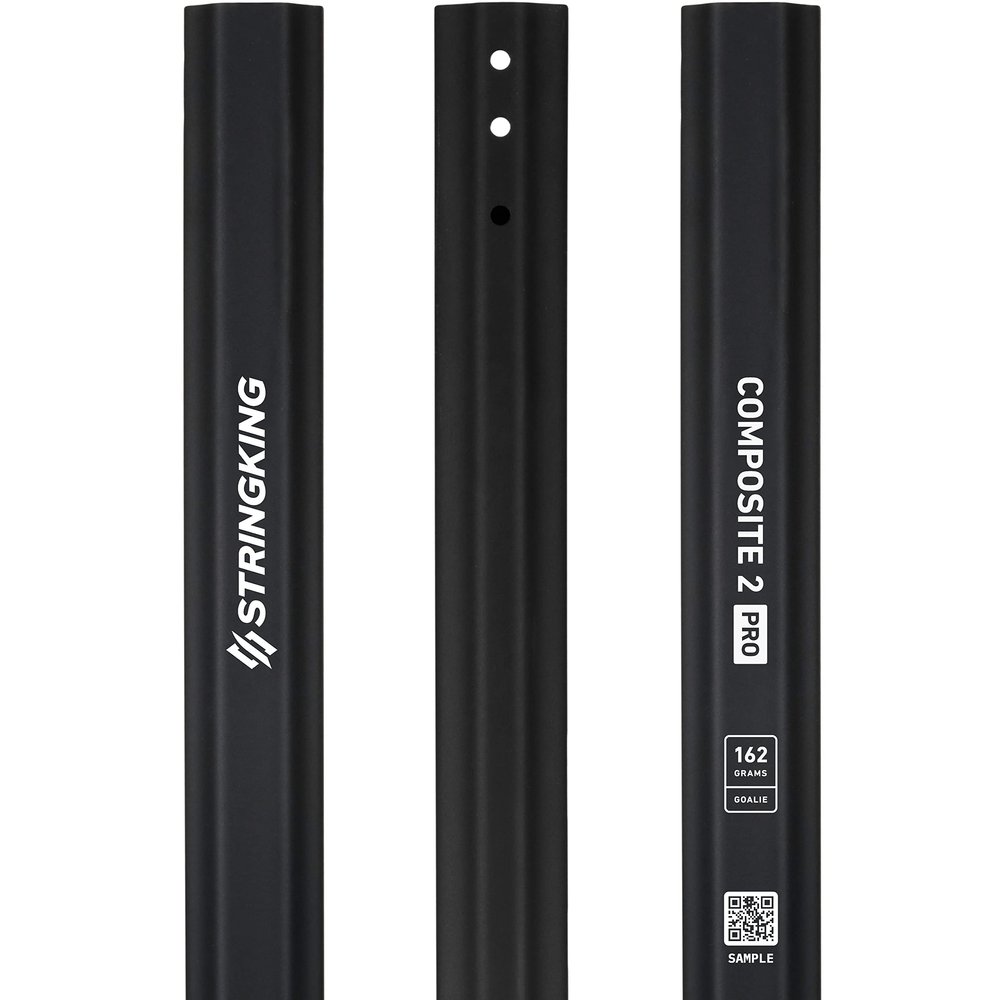 StringKing Composite 2 Pro Goalie - Lacrosse Shaft (162 Grams - Black)