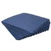 HTTMT- 12X(48 Sqft) Blue Gym Floor Mat 24x24 EVA Foam Interlocking Exercise Fitness Puzzle Floor Gym Yoga Mat Workout Pad [P/N: MTET-HOME012-12PC] view 3