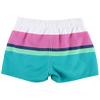 RUGGEDBUTTS Boys UPF50+ Sun Protection Striped Color Block Swim Trunks - Blue, 3-6m view 3