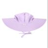 RuffleButts Baby/Toddler Girls UPF 50+ Sun Protective Wide Brim Swimwear Sun Hat - Lavender, 12m-2T view 1