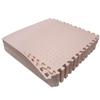 HTTMT- 12X(48 Sqft) Pink Gym Floor Mat 24x24 EVA Foam Interlocking Exercise Fitness Puzzle Floor Gym Yoga Mat Workout Pad [P/N: MTET-HOME012-12PC] view 1