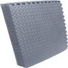 HTTMT- 8X(32 Sqft) Gray Gym Floor Mat 24x24 EVA Foam Interlocking Exercise Fitness Puzzle Floor Gym Yoga Mat Workout Pad [P/N: MTET-HOME012-8PC] view 2