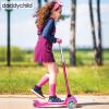 Scooter for Kids Ages 3-5 with Flash Wheels, Kids Scooter 4 Adjustable Height, Toddler Scooter, Mini Kick Scooters for Children, 3 Wheel Scooter for Kids for Girls & Boys Learn to Steer view 2