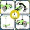 Scooter for Kids Ages 3-5 with Flash Wheels, Kids Scooter 4 Adjustable Height, Toddler Scooter, Mini Kick Scooters for Children, 3 Wheel Scooter for Kids for Girls & Boys Learn to Steer view 3