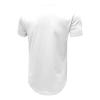 Men's Hip Hop Ripped Workout T Shirt Short Sleeve Muscle Gym Athletic Tee Vintage Washed Destroyed Holes Shirts (White,Large) view 2