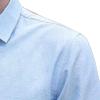 Maiyifu-GJ Men's Solid Short Sleeve Oxford Shirt Lightweight Summer Regular Fit Shirt Casual Slim Button Down Dress Shirts (Light Blue,Medium) view 3