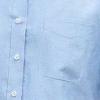 Maiyifu-GJ Men's Solid Short Sleeve Oxford Shirt Lightweight Summer Regular Fit Shirt Casual Slim Button Down Dress Shirts (Light Blue,Medium) view 4