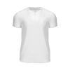 Men's V Neck Workout Gym T-Shirts Short Sleeve Training Bodybuilding Shirts Lightweight Slim Fit Muscle Tee Top (White,XX-Large) view 1