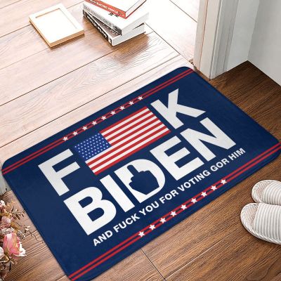 Door Mats Funny Fuck Biden Mat Fall Doormat Outdoor Restroom Decor ( Size : 65X90CM )