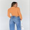 Trendy Queen Women's Turtleneck Long Sleeve Shirts Spring Fashion BasicThermal Underwear Tops Winter Clothes 2026 Orange XL view 4