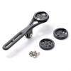 Cestbon Compatible with Garmin Edge Wahoo Elemnt Bryton Rider Stages Dash Out Front Bike Mount for Aero Integrated Handlebar, GoPro Combo Mount with Camera and Headlight view 1
