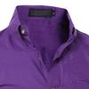 Men's Slim Fit Short Sleeve Dress Shirts Casual Business Button Down Shirt Lightweight Solid Shirts with Pocket (Purple,XX-Large) view 3