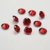JIANGYUANGEMS 100pcs 2.0mm 5A Round Cut Garnet Color Cubic Zirconia Stone Loose CZ Stones Synthetic Gemstone for Jewelry Making view 2