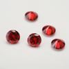 JIANGYUANGEMS 100pcs 2.0mm 5A Round Cut Garnet Color Cubic Zirconia Stone Loose CZ Stones Synthetic Gemstone for Jewelry Making view 3
