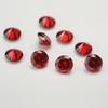 JIANGYUANGEMS 100pcs 2.0mm 5A Round Cut Garnet Color Cubic Zirconia Stone Loose CZ Stones Synthetic Gemstone for Jewelry Making view 4