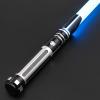 ANASABER Dueling Light Saber, Motion Control Light Sabers for Adults,Smooth Swing Light Saber with 16 Sound Fonts,RGB 12 Colors Changeable, Metal Hilt for Halloween Cosplay, Xmas Gift, Black,S9 view 1