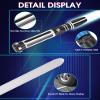 ANASABER Dueling Light Saber, Motion Control Light Sabers for Adults,Smooth Swing Light Saber with 16 Sound Fonts,RGB 12 Colors Changeable, Metal Hilt for Halloween Cosplay, Xmas Gift, Black,S9 view 2